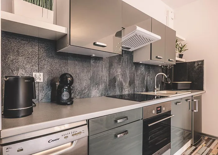 Apartmán Lakowa - Elegancki Z Garazem, Krok Od Dlugiego Targu Gdaňsk